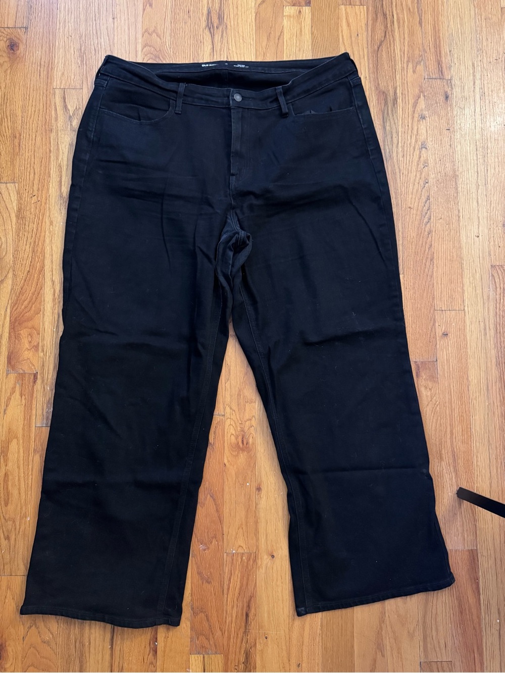 Old Navy Black High-Rise Wow Wide Leg Jeans